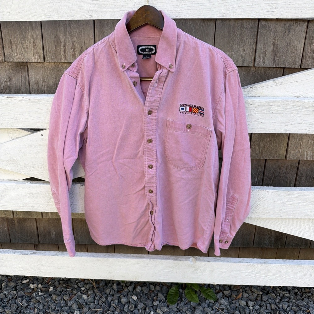 Scituate Harbor Yacht Club MA Vintage Nantucket Red Shirt Women's Small
